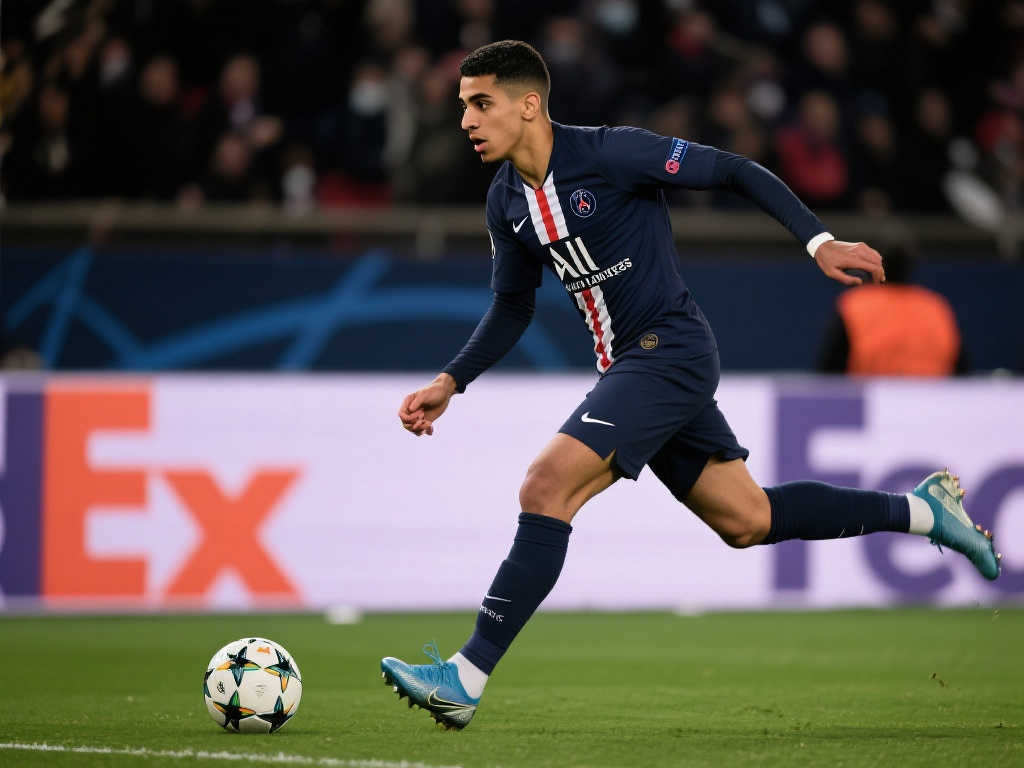 本赛季欧冠阿什拉夫助力8球,领跑参与进球榜 本赛季欧冠阿什拉夫助力8球,领跑参与进球榜